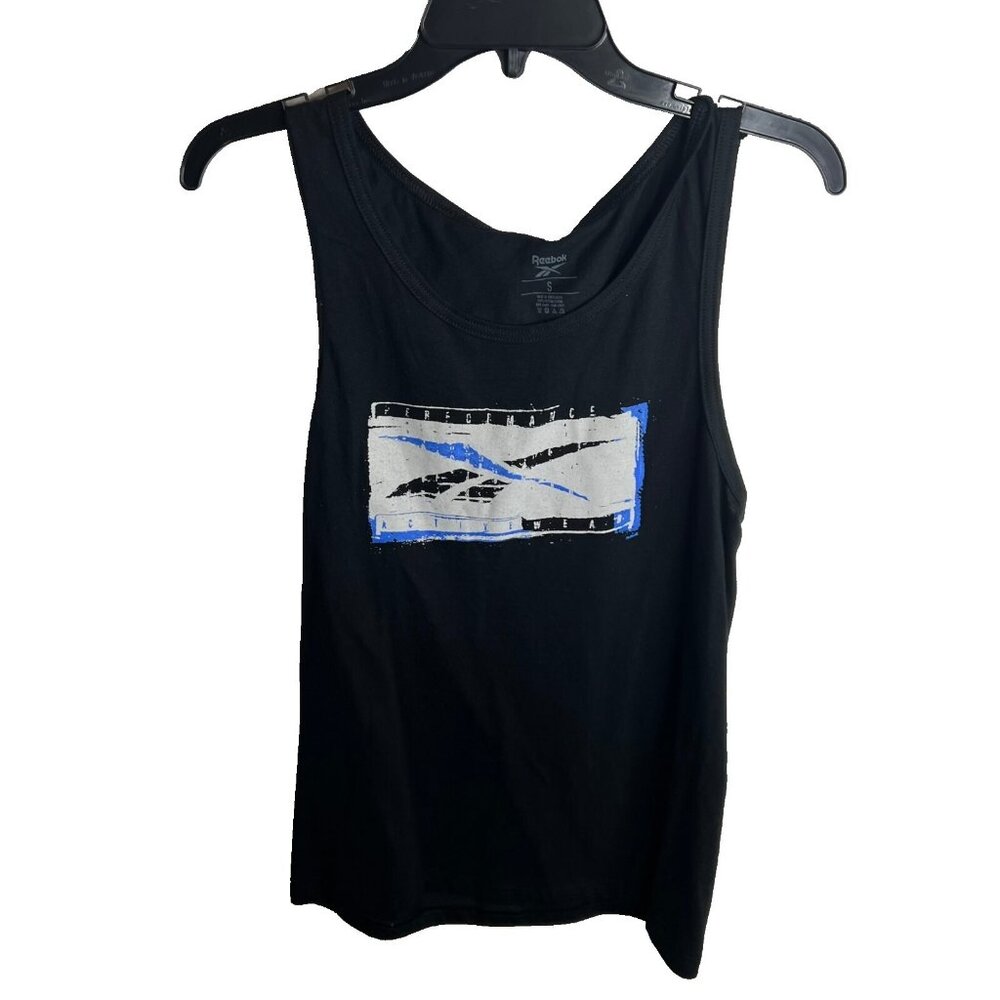 Reebok Men's Graphic Tank - Black Size L